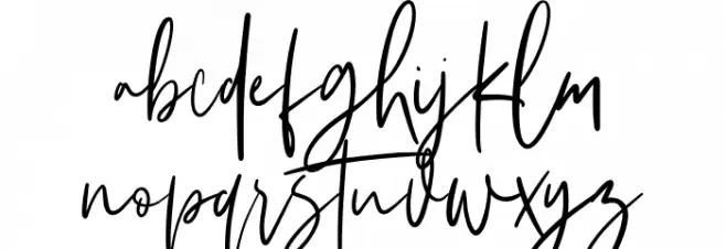 Sarvati Free Font LOWERCASE