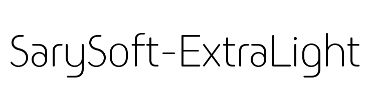 SarySoft-ExtraLight Polices
