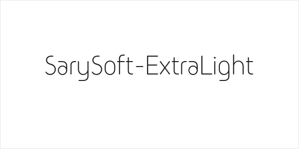 SarySoft-ExtraLight Logo