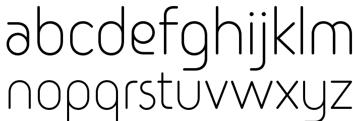 SarySoft-ExtraLight Polices MINUSCULES