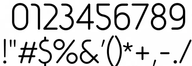 SarySoft-Light Font OTHER CHARS