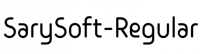 SarySoft-Regular  تنزيل الخطوط