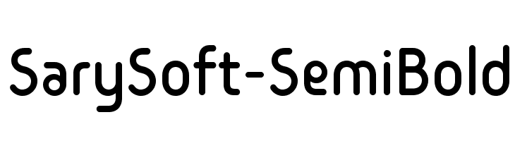 SarySoft-SemiBold Polices