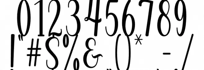 Sashamitha Font OTHER CHARS