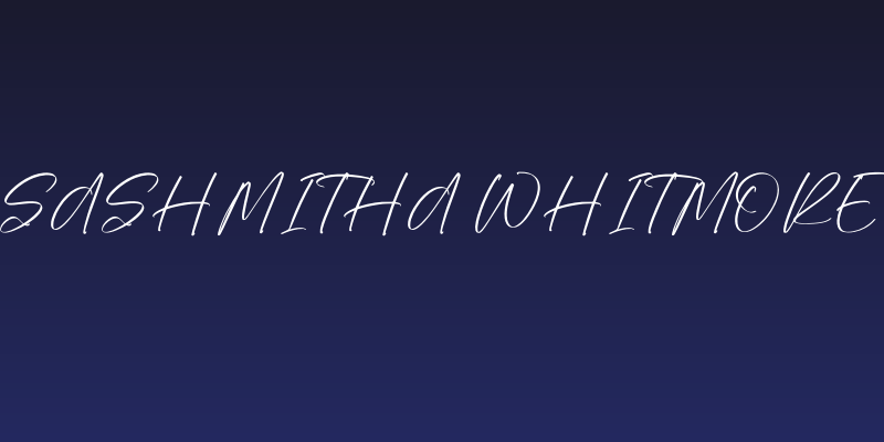 Sashmitha Whitmore Social Header