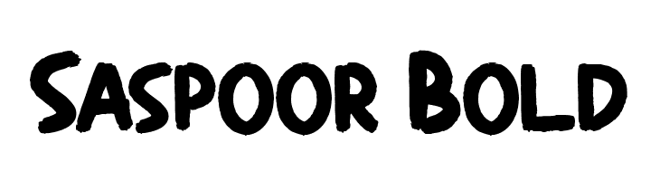 Saspoor Bold  لخطوط تنزيل