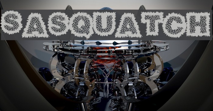 Sasquatch Font examples