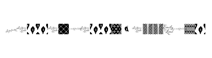 SassafrassyPatterns Font