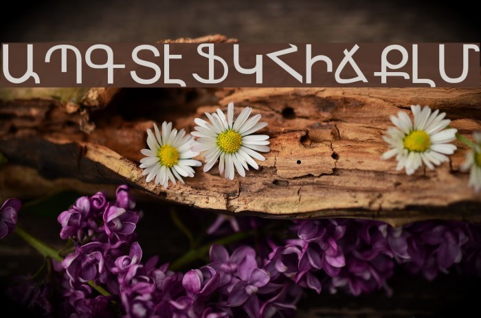 Sassoun Font examples