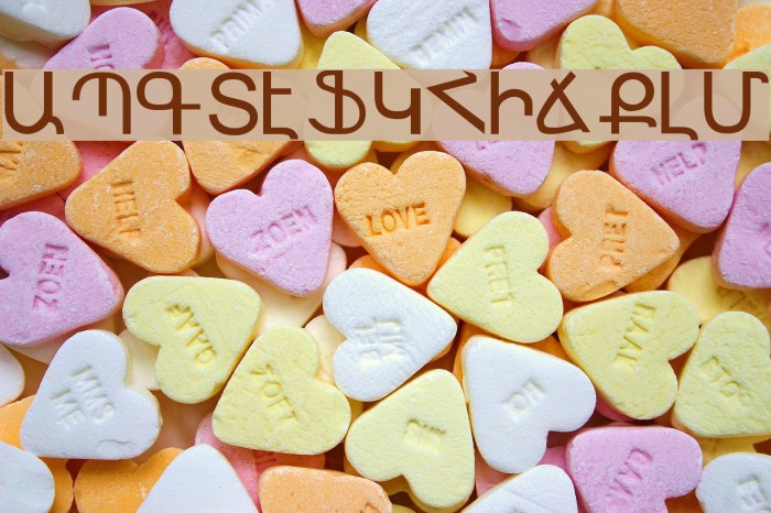 Sassoun Font examples
