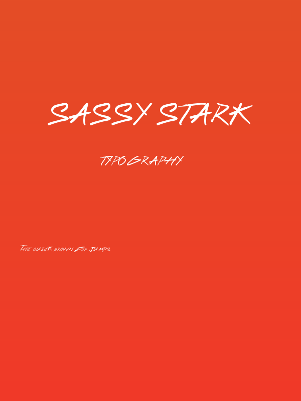 Sassy Stark Poster
