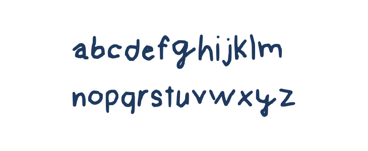 Sassy snowflake Medium Lowercase