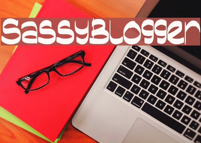 SassyBlogger Example 3
