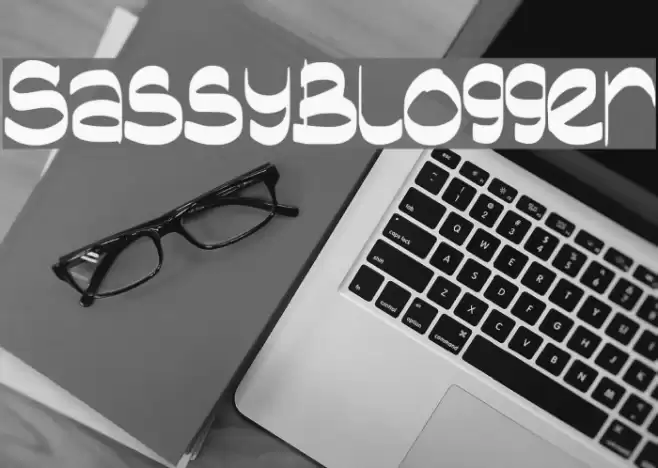 SassyBlogger Font examples