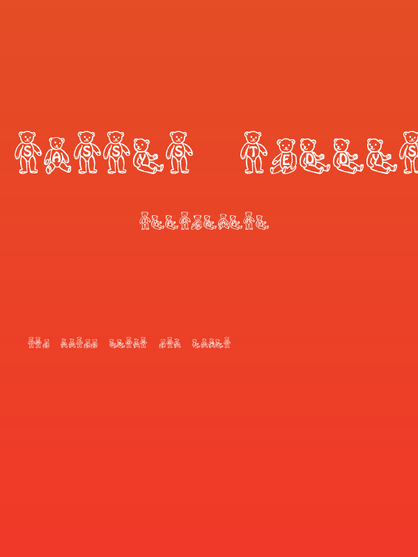 Sassys Teddys 1 Poster