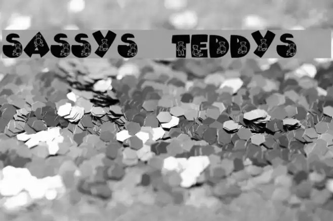 Sassys Teddys 2 Font examples
