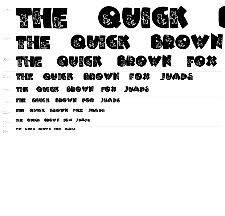 Sassys Teddys 2 Waterfall