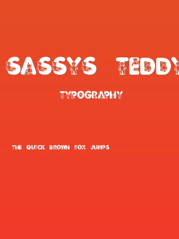 Sassys Teddys 3 Poster
