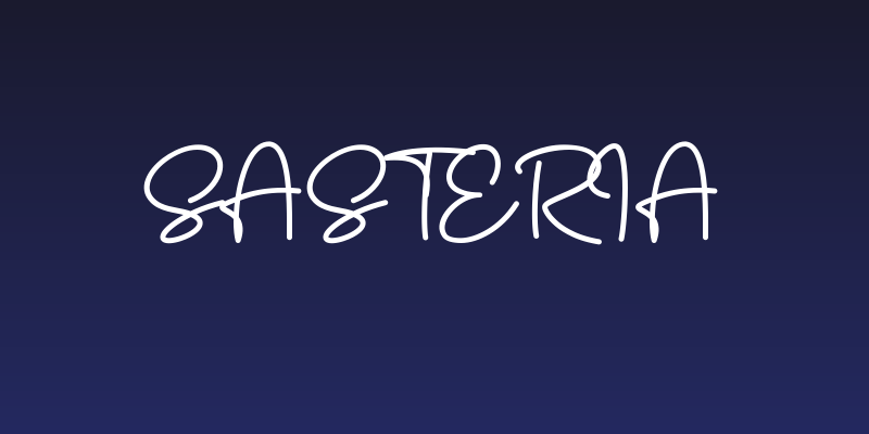 Sasteria Social Header