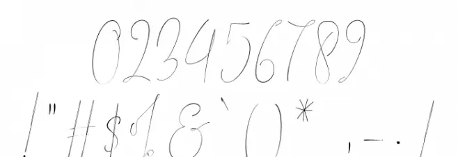 SasticaNora-Regular Font OTHER CHARS