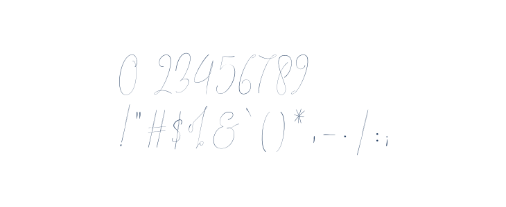 SasticaNora-Regular Other Characters