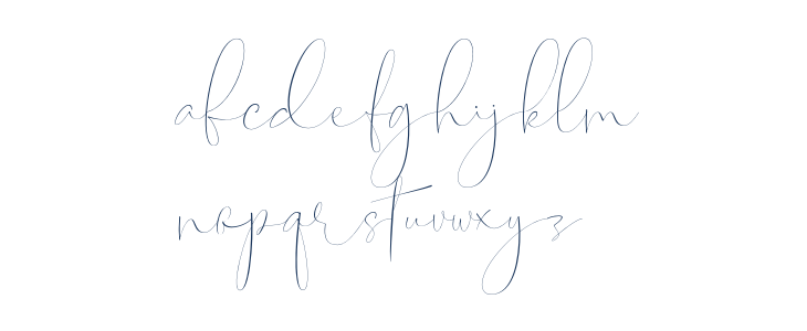 SasticaNora-Regular Lowercase