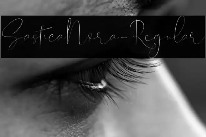 SasticaNora-Regular Font examples