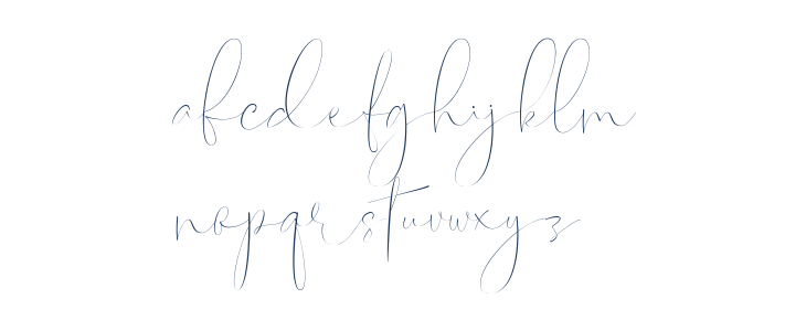 SasticaNora-Regular Lowercase