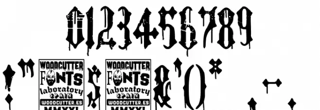 Satan Team Font OTHER CHARS