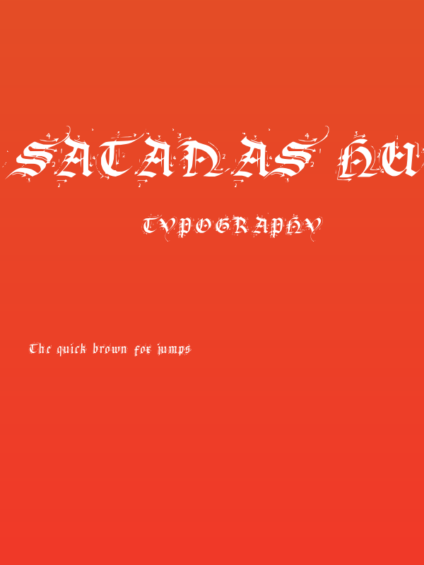 Satanas Humanum Salvator Poster