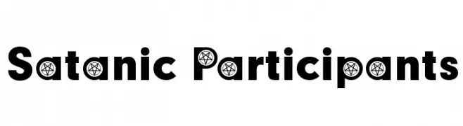 Satanic Participants  les polices de caractères gratuit tlcharger