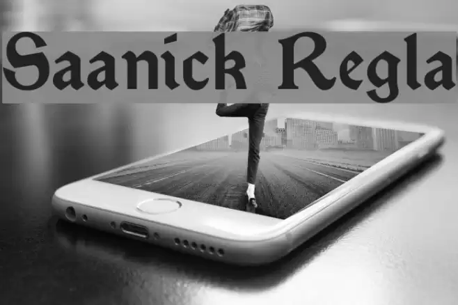 Satanick Regular Font examples