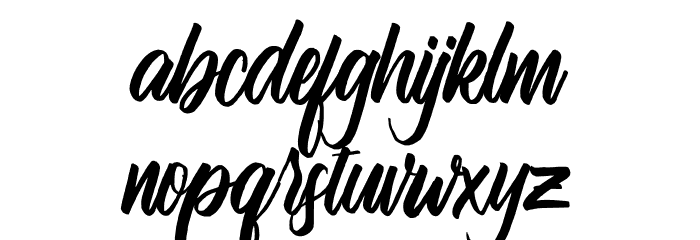 Satarland Font LOWERCASE