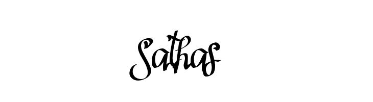 Sathas  नि: शुल्क फ़ॉन्ट्स डाउनलोड
