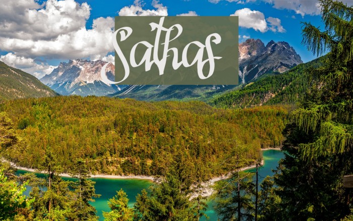 Sathas Font examples