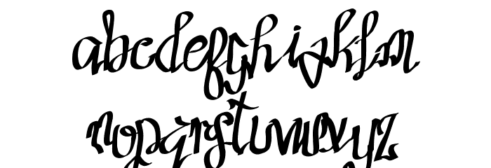 Sathas Font LOWERCASE