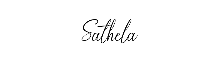 Sathela  font caratteri gratis