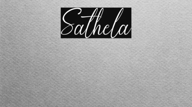 Sathela Example 1