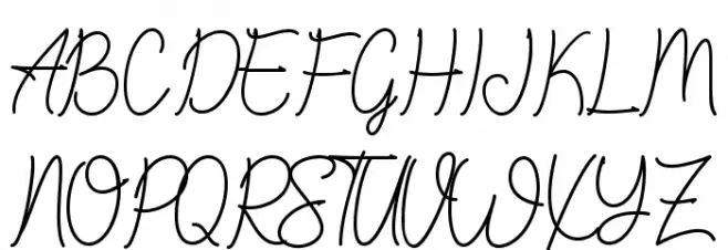 Satherday - Personal Use フォント 大文字