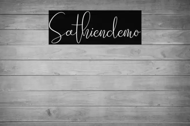 Sathien_demo Font examples