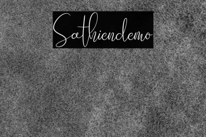 Sathien_demo Font examples