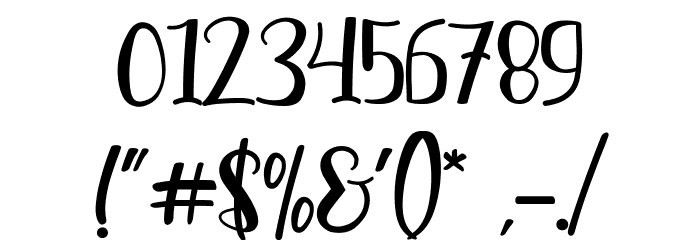 Sathira Font OTHER CHARS