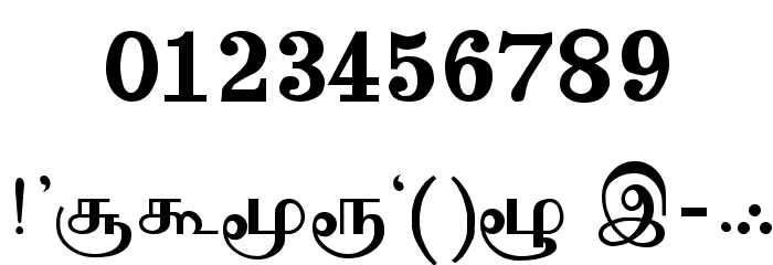 Sathiy Normal Font OTHER CHARS