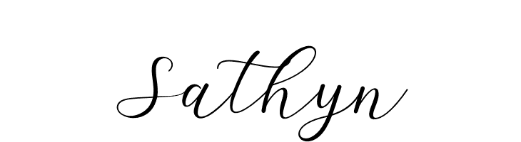 Sathyn  Frei Schriftart Herunterladen