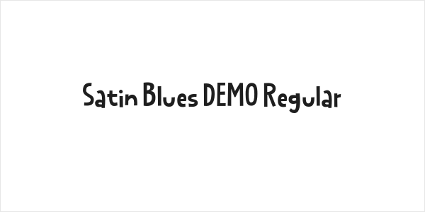 Satin Blues DEMO Regular Logo