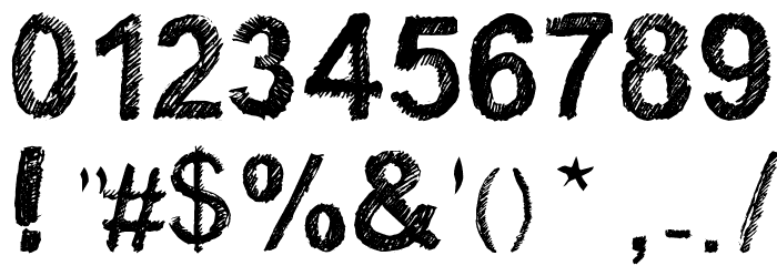 Satin Stitch Bold Font OTHER CHARS