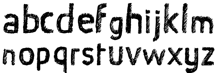 Satin Stitch Bold Font LOWERCASE