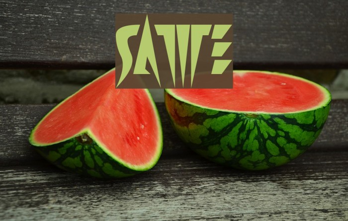 Satire Font examples