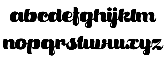 Satisfaction Font LOWERCASE