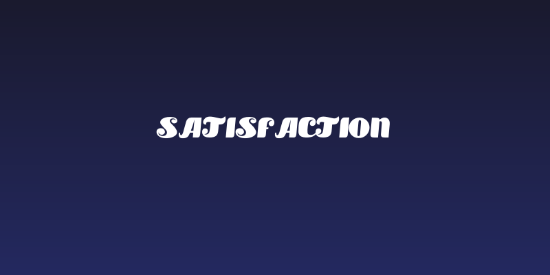Satisfaction Social Header